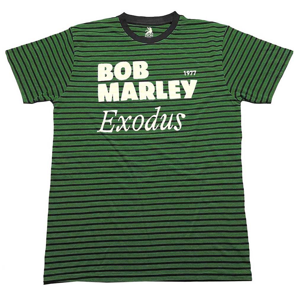 BOB MARLEY ボブマーリー (生誕 80年 ) - Exodus / ストライプ / Tシャツ / メンズ - PGS